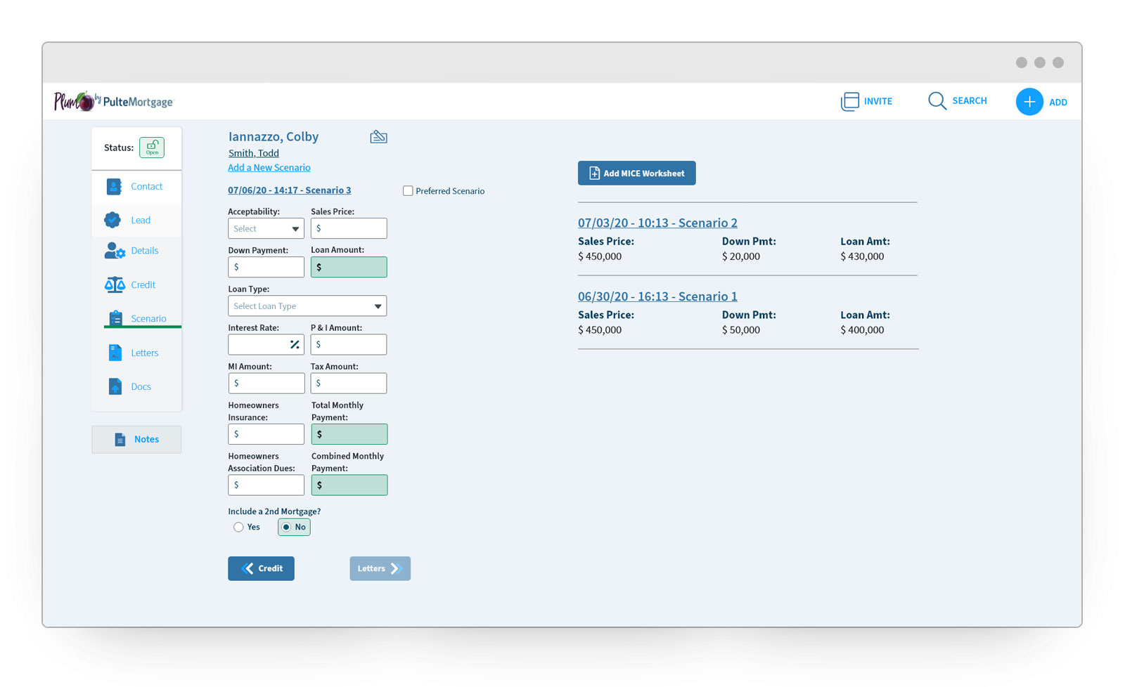 Pulte Mortgage Pre-Approval & Lead Management